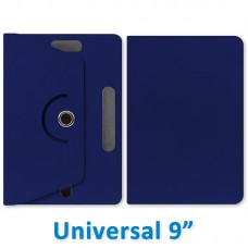 Capa Universal Giratória Tablet 9" Polegadas - Azul Marinho
